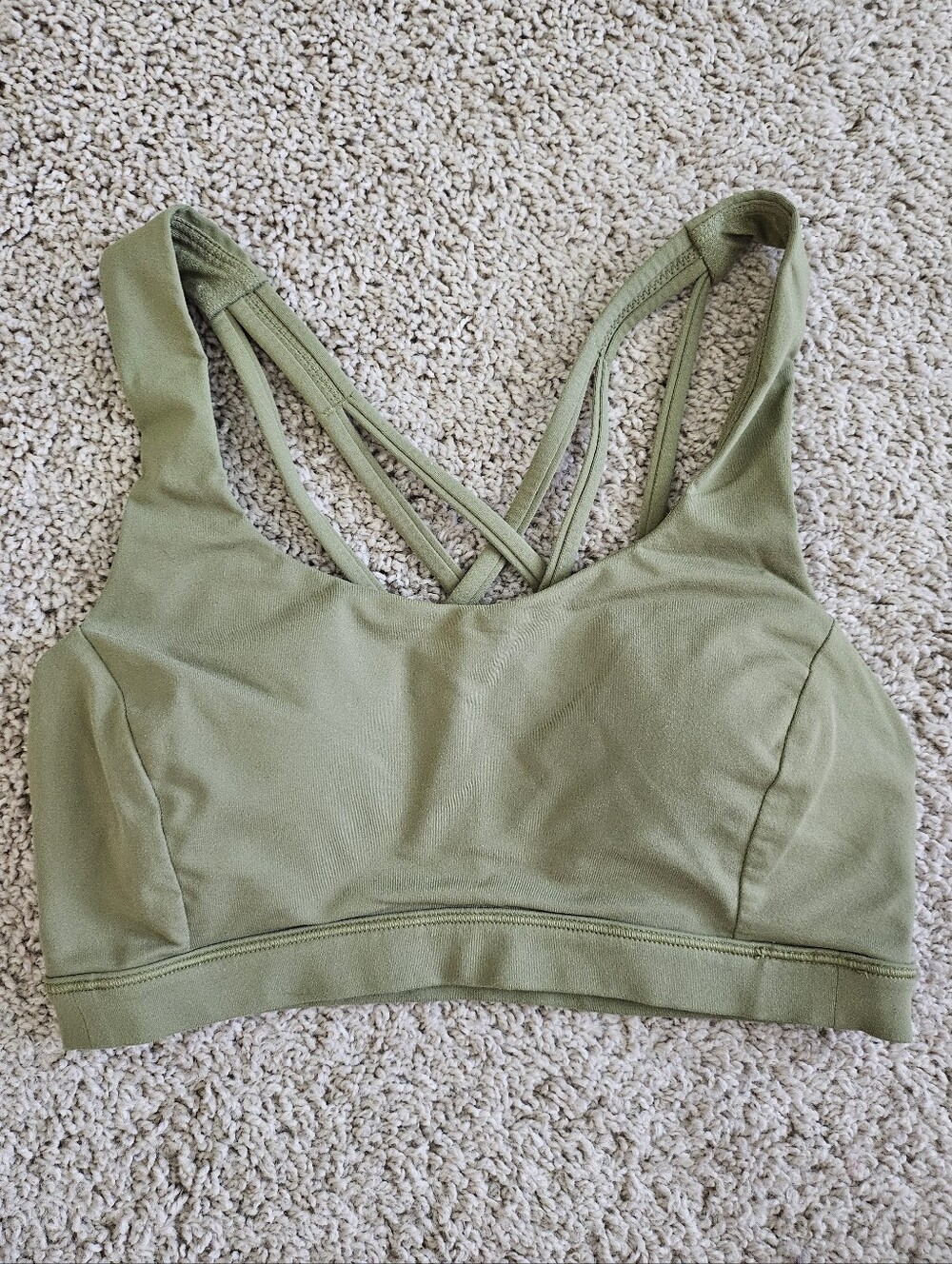 Lululemon Green Sports Bra Size Small